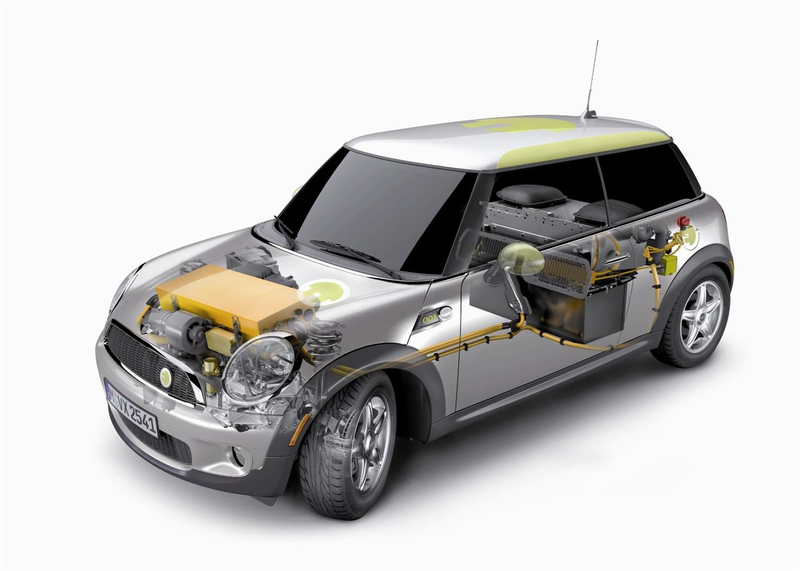 Illustration for article titled MINI E Electric Mini Re-Revealed, Now With Technical Images